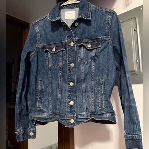 Old Navy Dark Blue Jean Jacket Women’s Size M